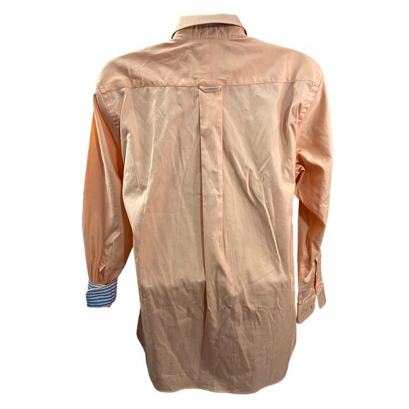 PUSSERS Orange Button-Up Shirt – Size M – Flip Cuff Detail - Picture 2 of 11